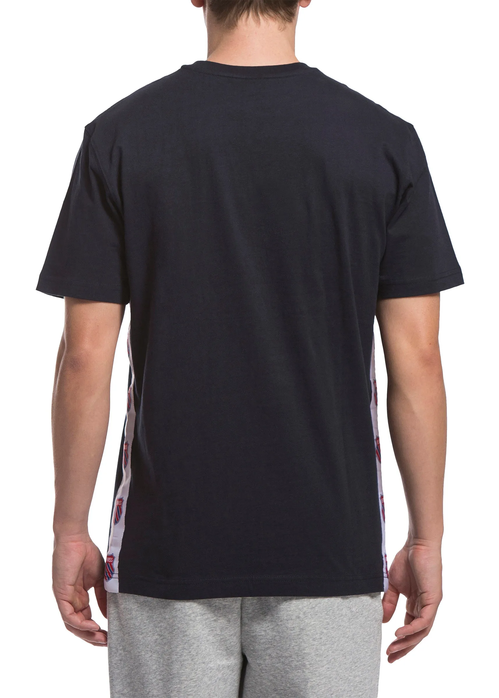 102438-400 | MENS BADGED TEE | NAVY