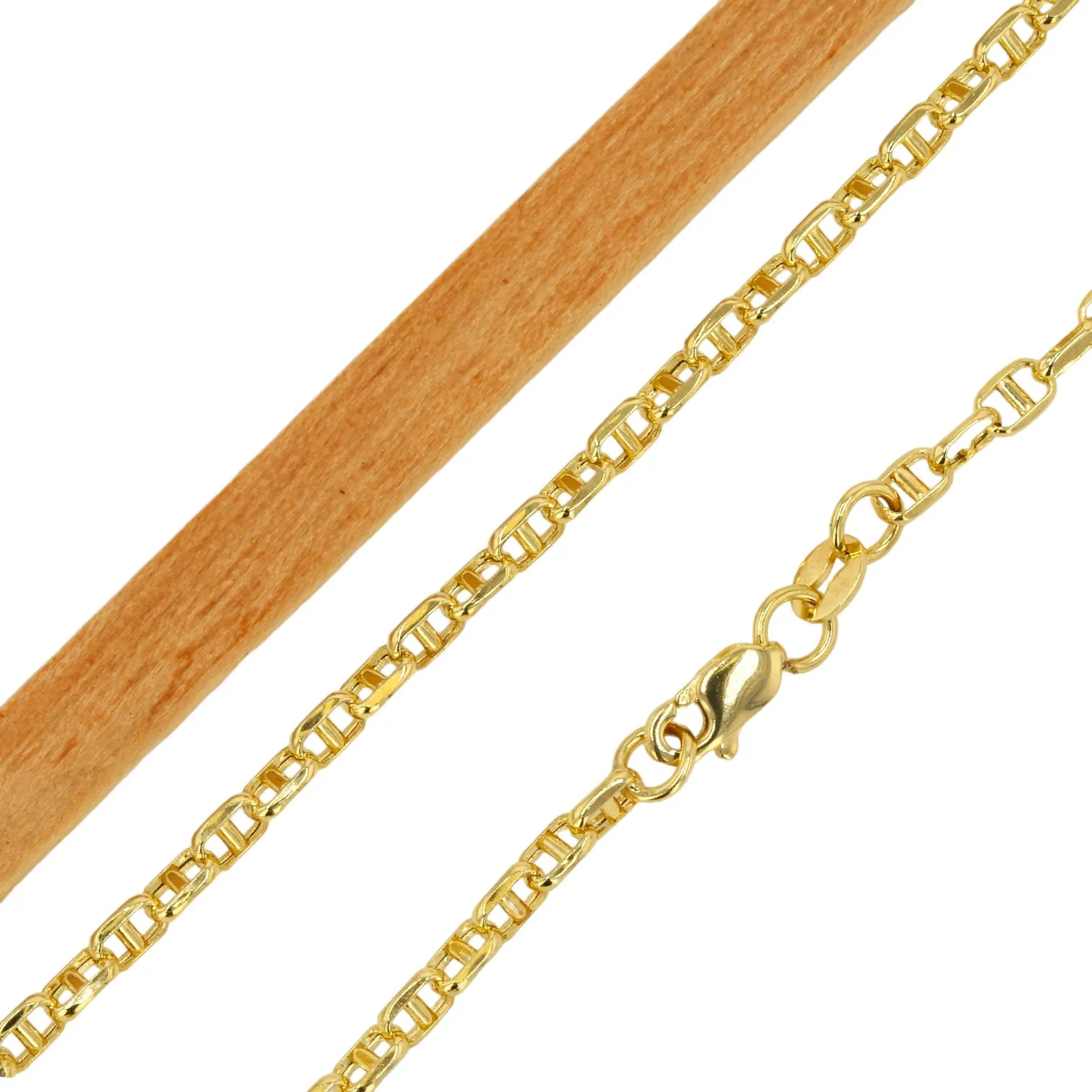 10K Yellow Gold Mariner Anklet-226747