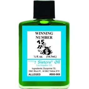 1/2 oz 7 Sisters Oil - Winning Number