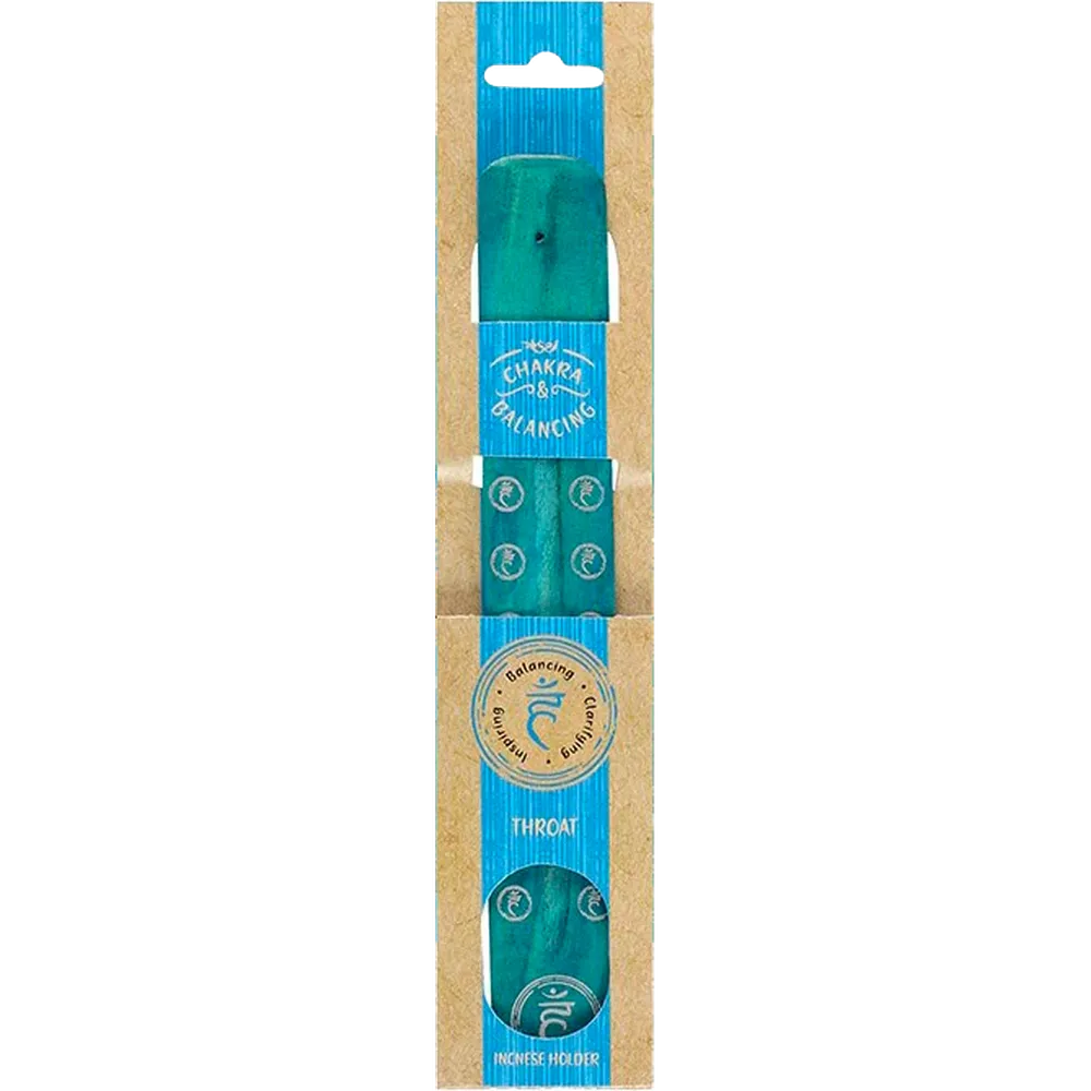 12" Chakra Incense Stick Holder - Throat