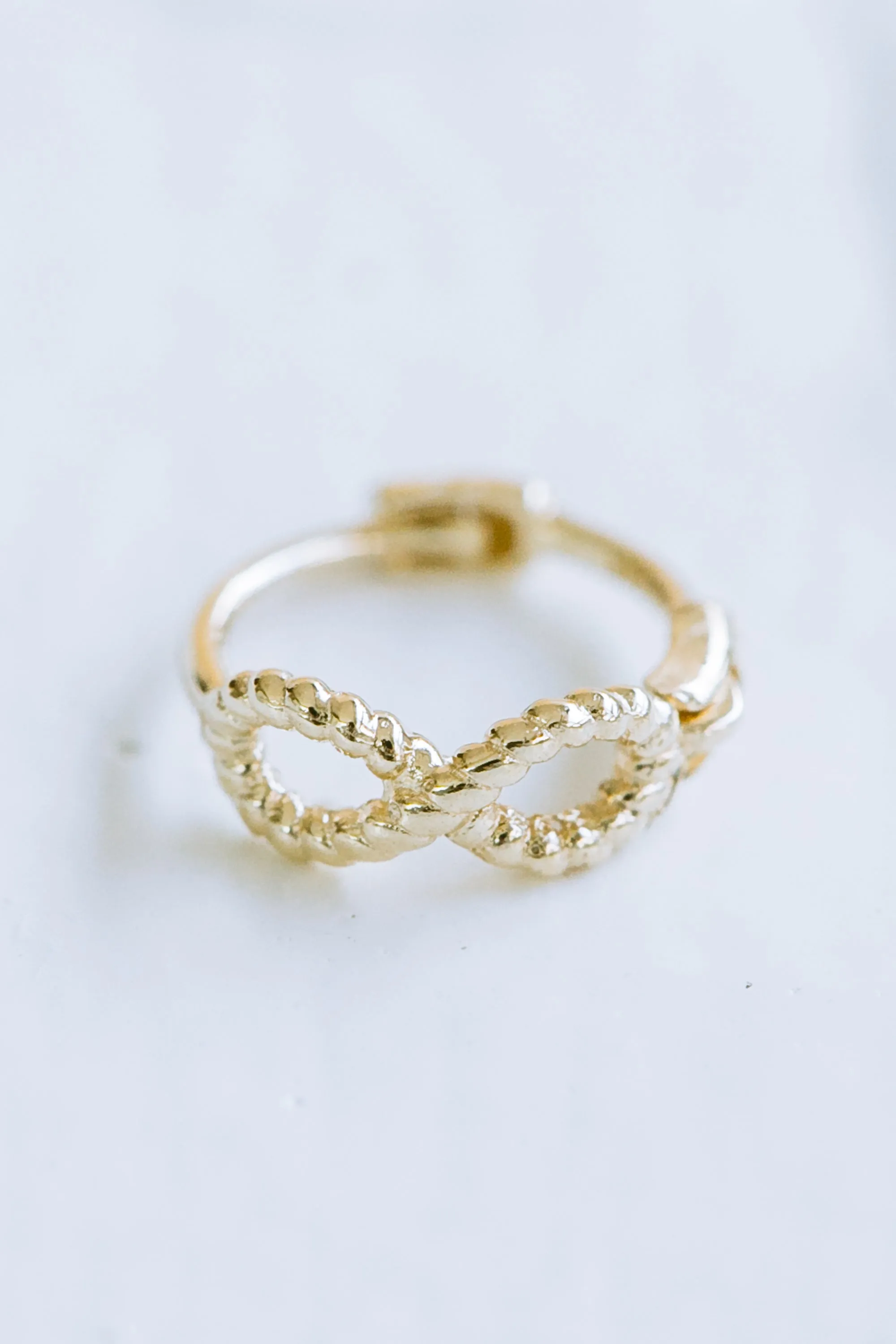 14K Solid Gold INFINITY TWIST Tragus Cartilage Helix Ear  Piercing Earring Huggie Hoop Ring