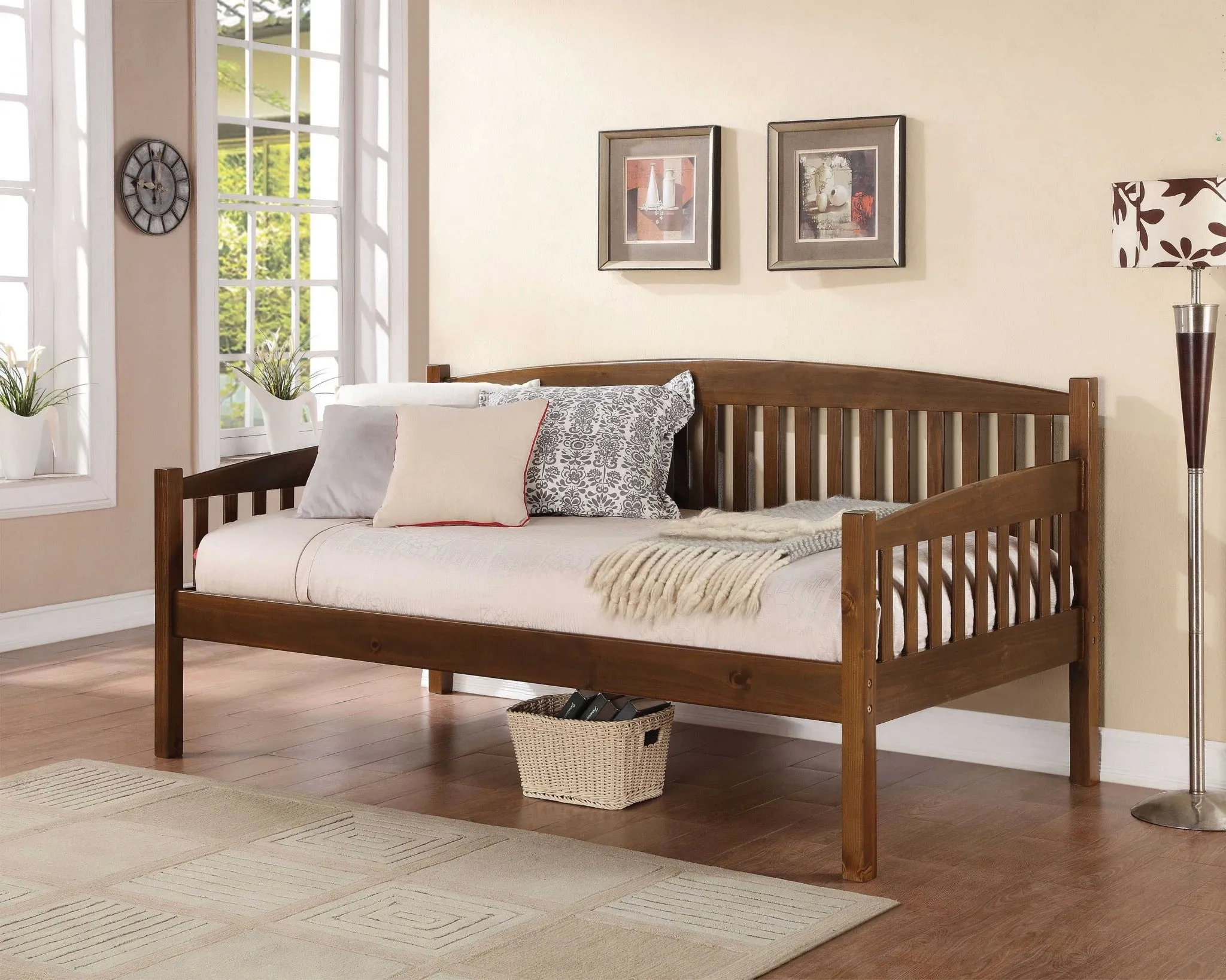 42 X 80 X 37 Antique Oak Wood Daybed