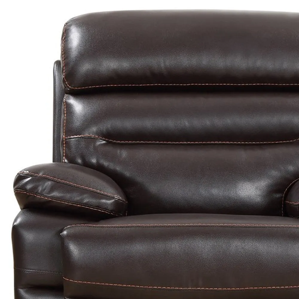 43 X 40 X 41 Brown  Power Reclining Chair