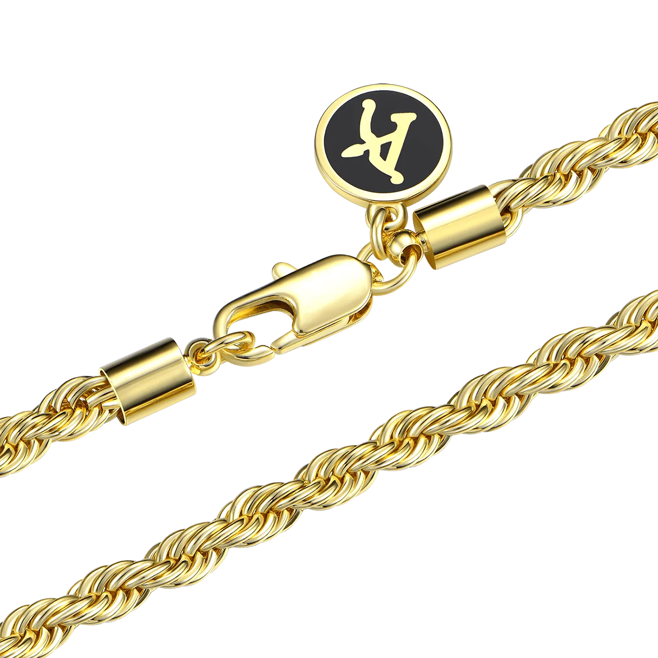 4.5mm Rope Chain - Yellow Gold