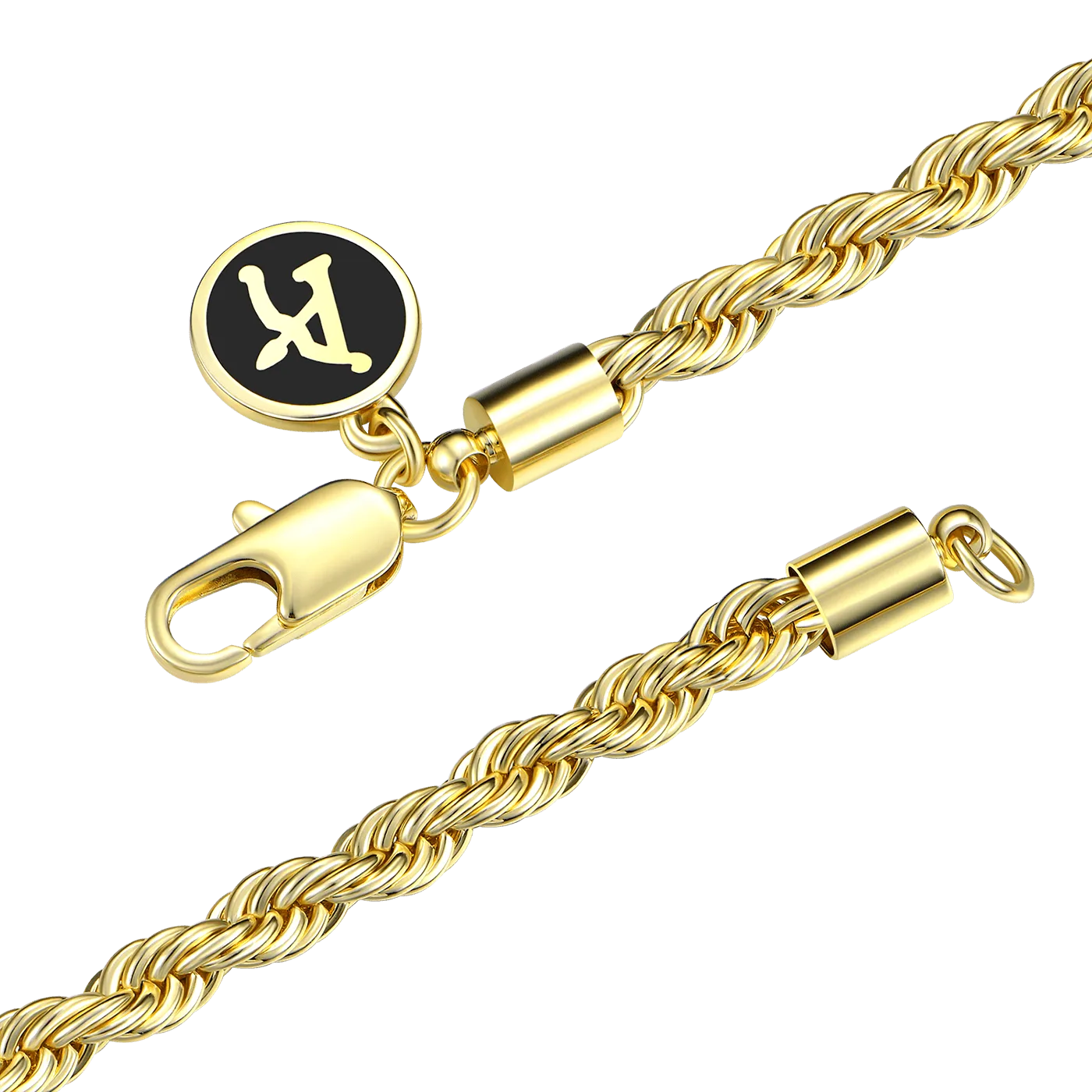 4.5mm Rope Chain - Yellow Gold