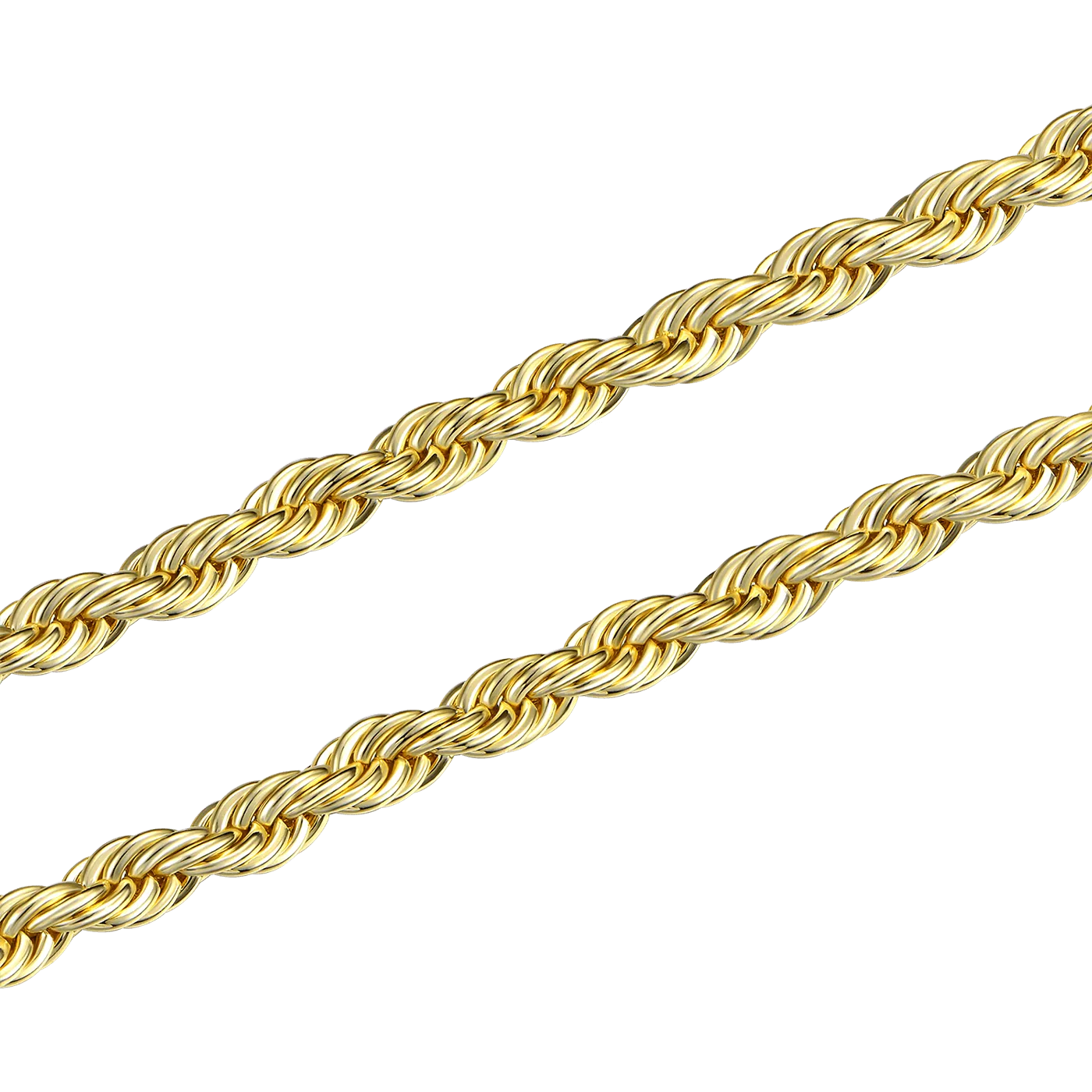 4.5mm Rope Chain - Yellow Gold