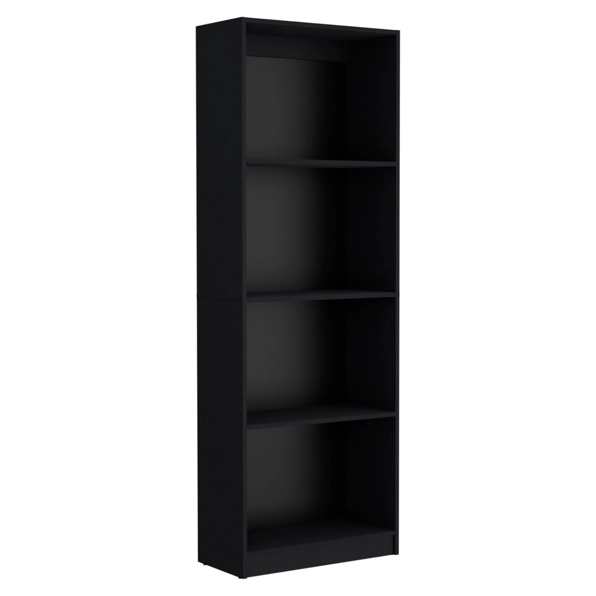 71 Black Five Tier Bookcase