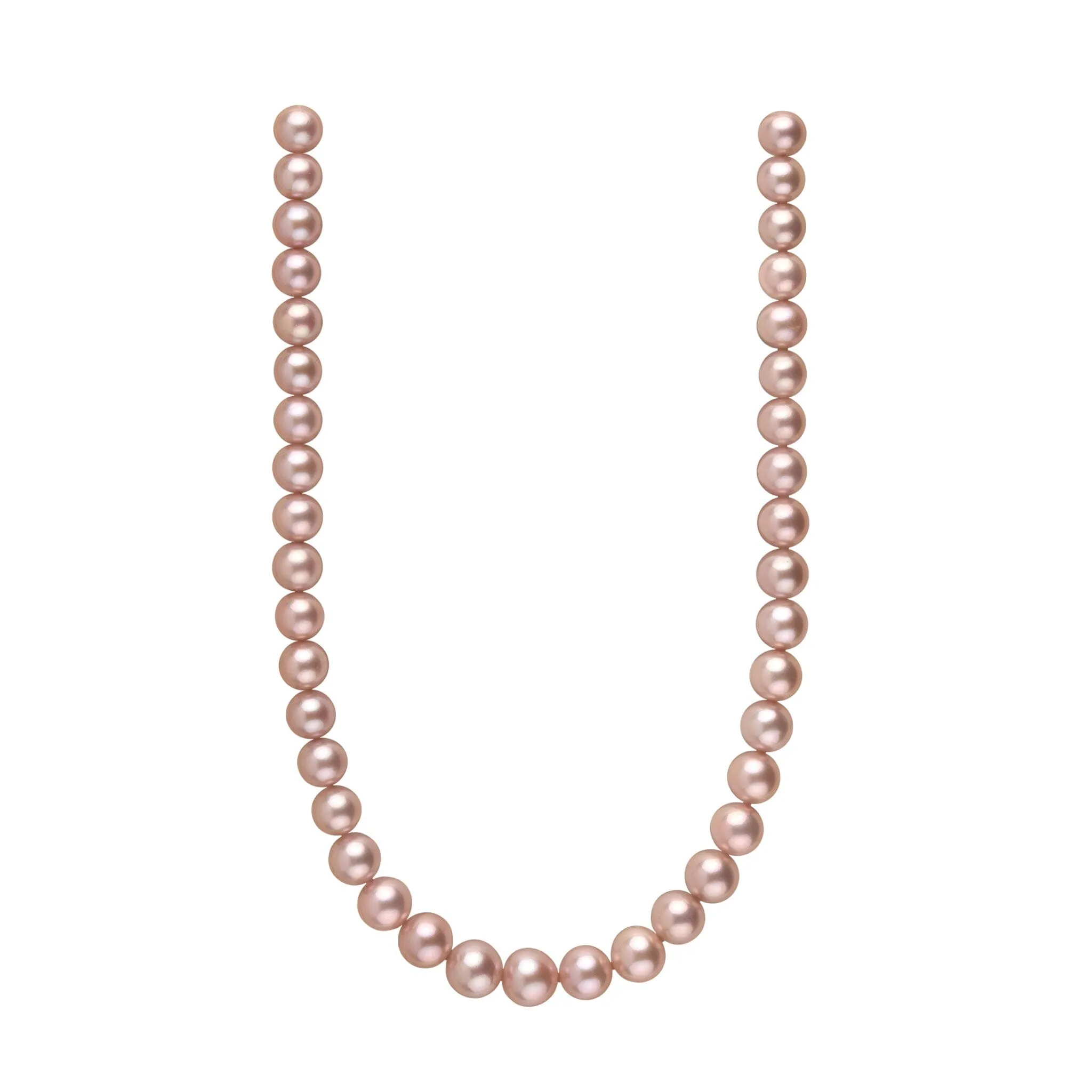 9.8-11.8 mm Pink Edison Freshwater Pearl Necklace