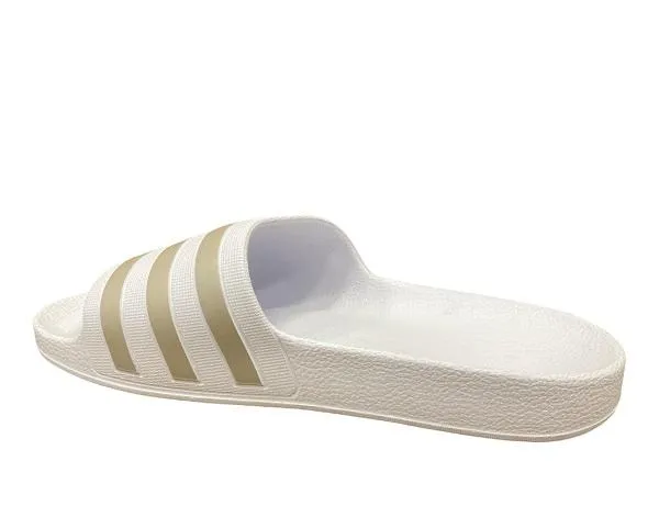 Adidas Adilette Aqua EF1730 core white-platinum slipper for sea and pool 