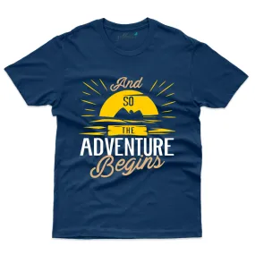 Adventure Begins T-Shirt - Travel Collection