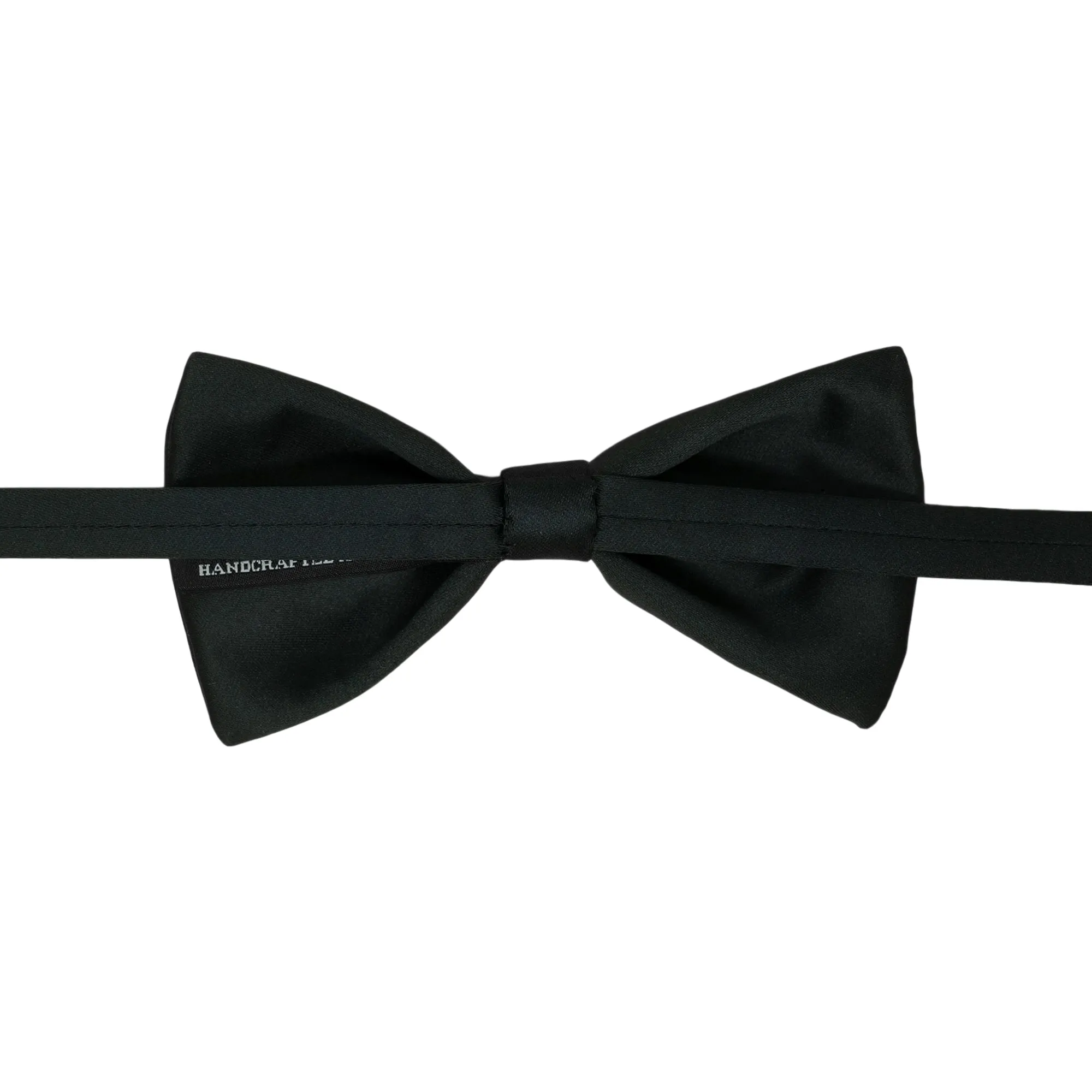 After 8 Black Solid Bowtie