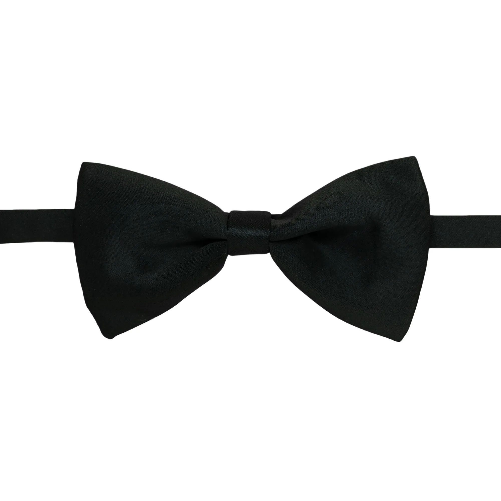 After 8 Black Solid Bowtie