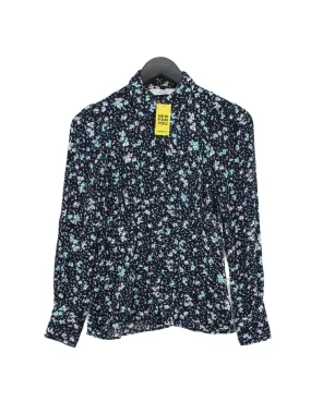 & Other Stories Women's Blouse UK 4 Blue 100% Viscose