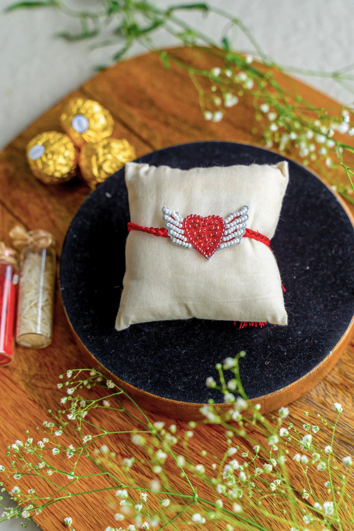 Angel Embroidered Rakhi