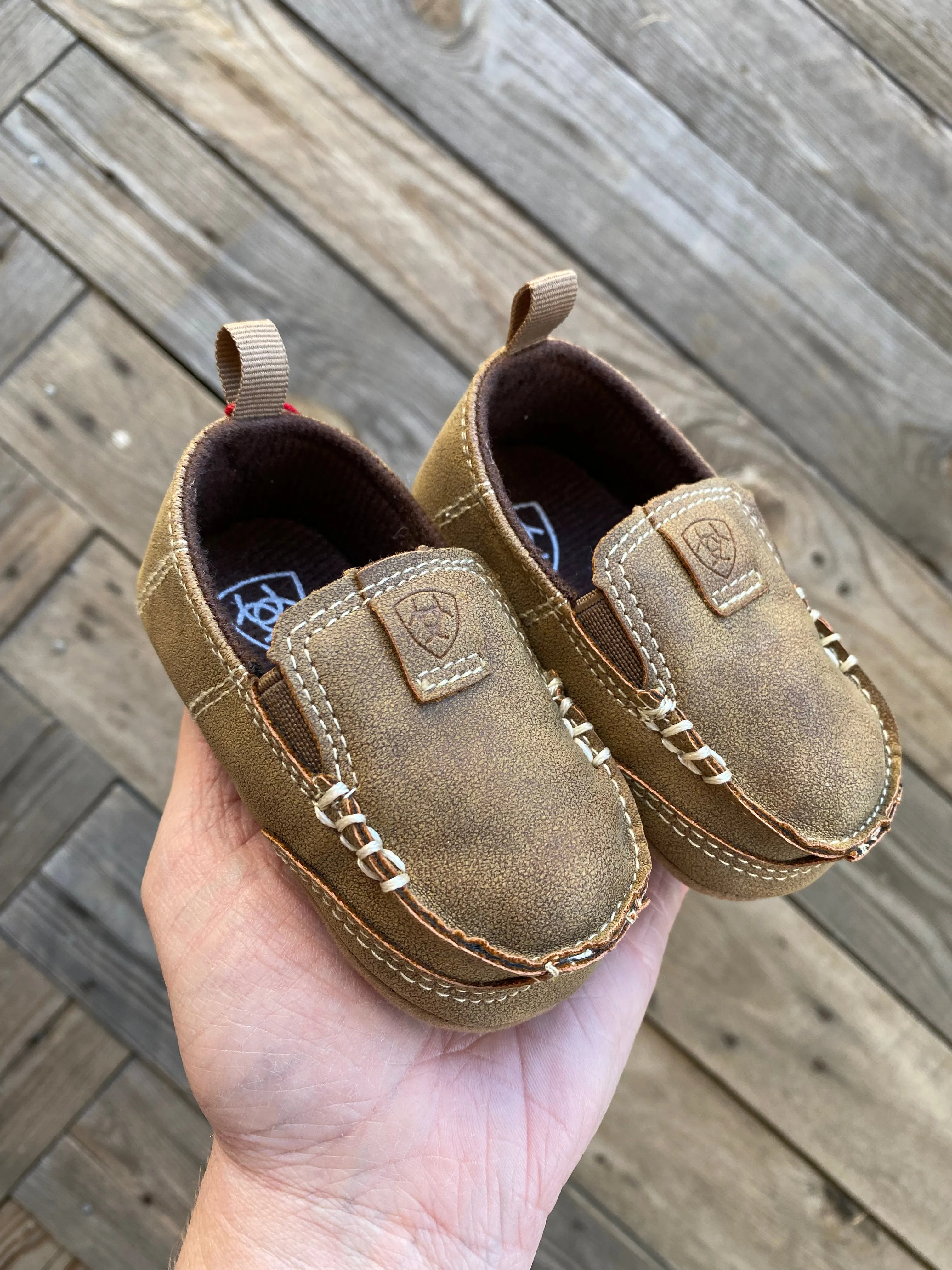 Ariat Infant Lil Stomper Casual Cruiser Buckskin