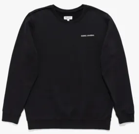 BANKS JOURNAL - LABEL CREW STANDARD FLEECE - BLACK