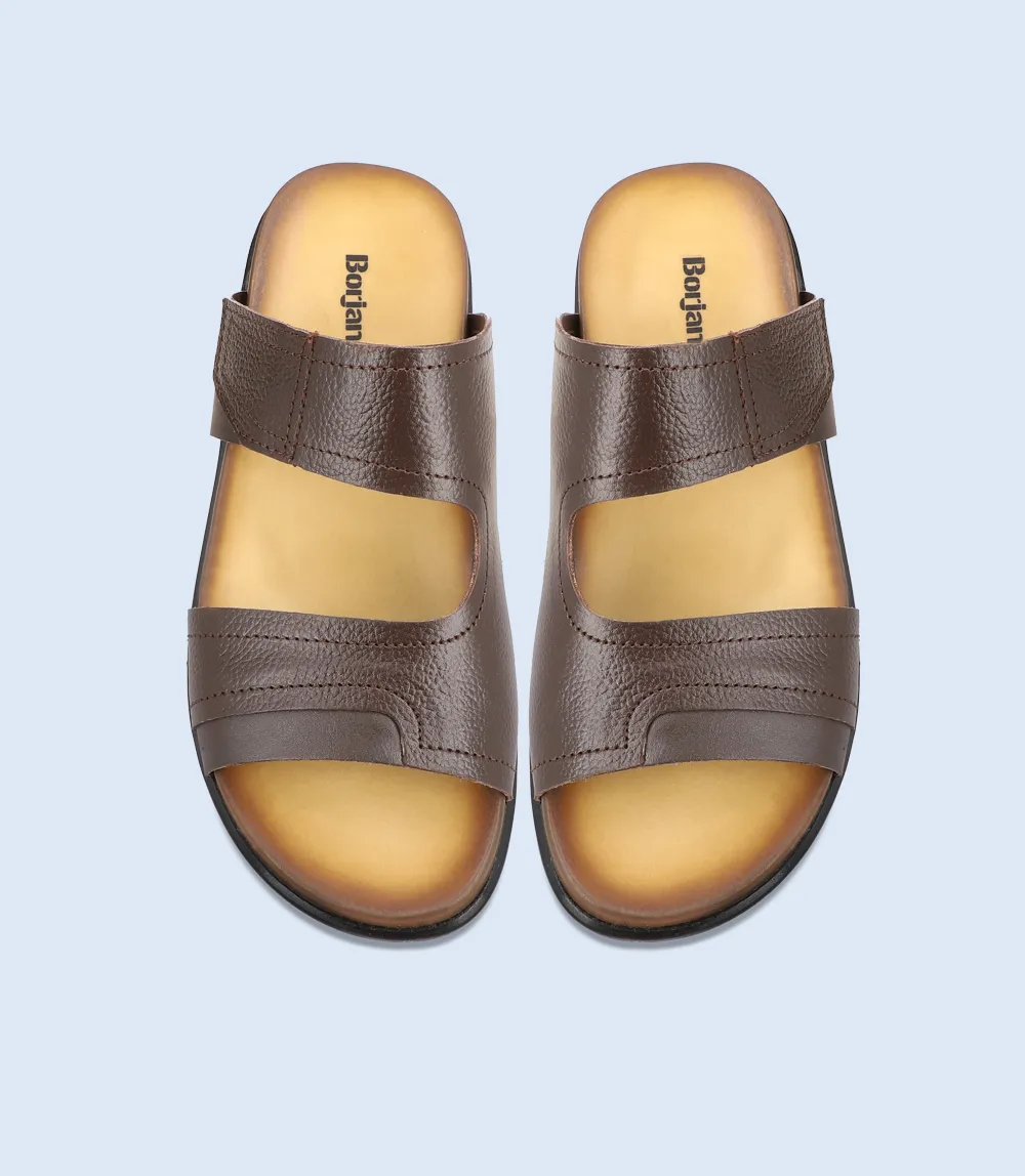 BM5803-BROWN-Men Slipper