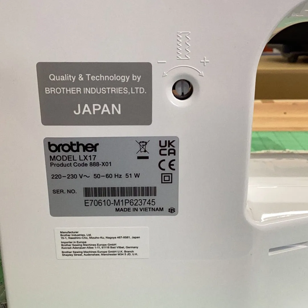 Brother LX17 Sewing Machine | Showroom Display Model