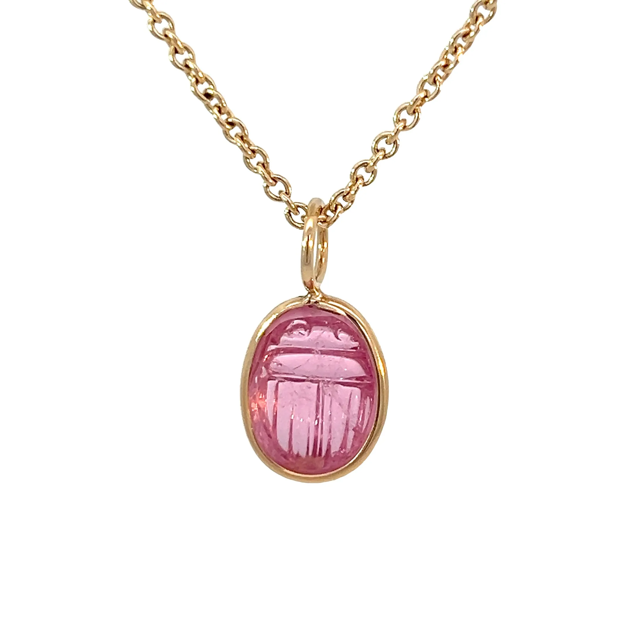 Carved Scarab Tourmaline Elizabeth Stone