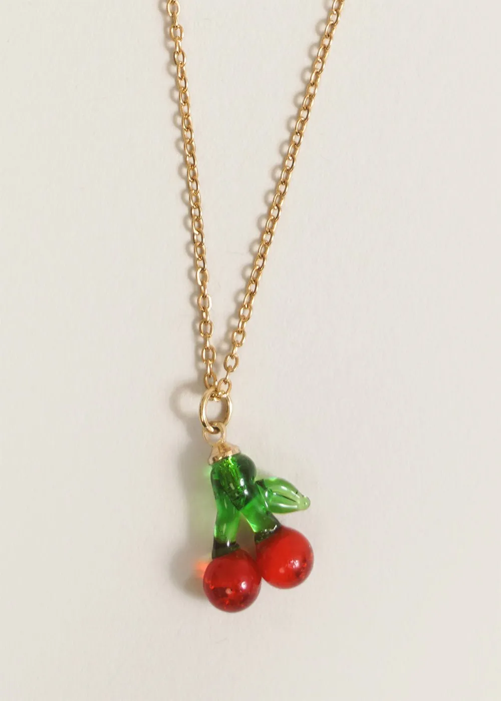 Cherry Simple Chain Necklace