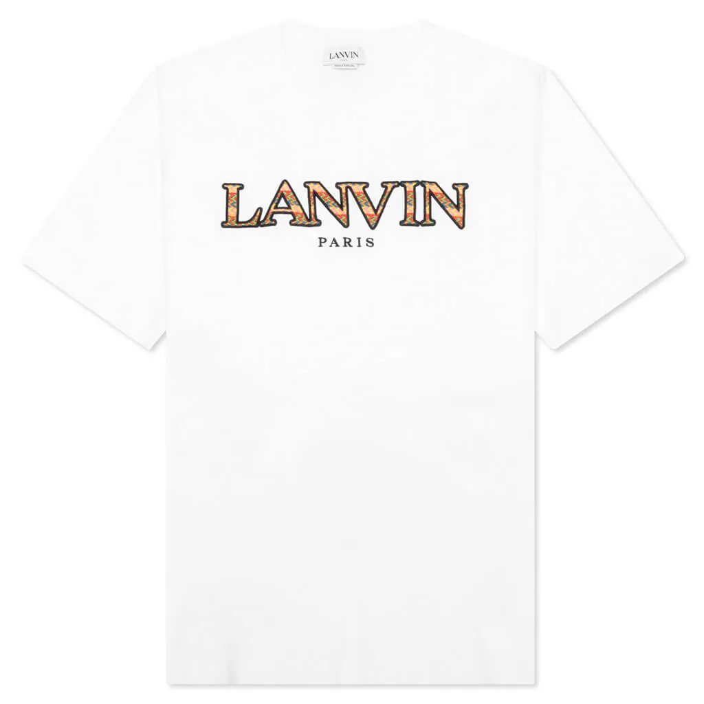 Classic Lanvin Curb Tee - Optic White