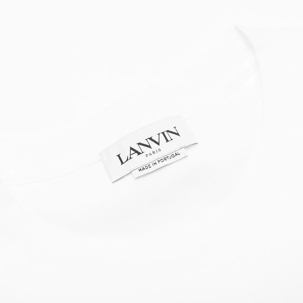 Classic Lanvin Curb Tee - Optic White