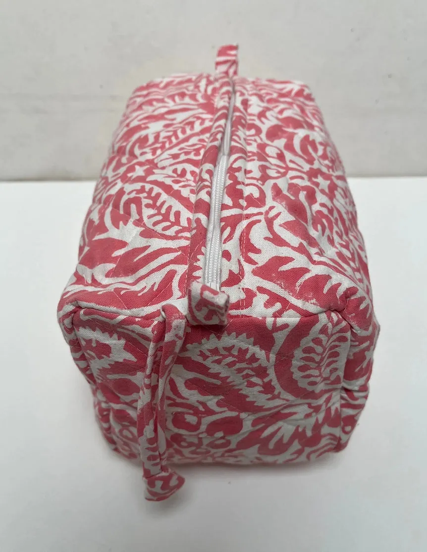 Cosmetic Bag - Cypress Coral