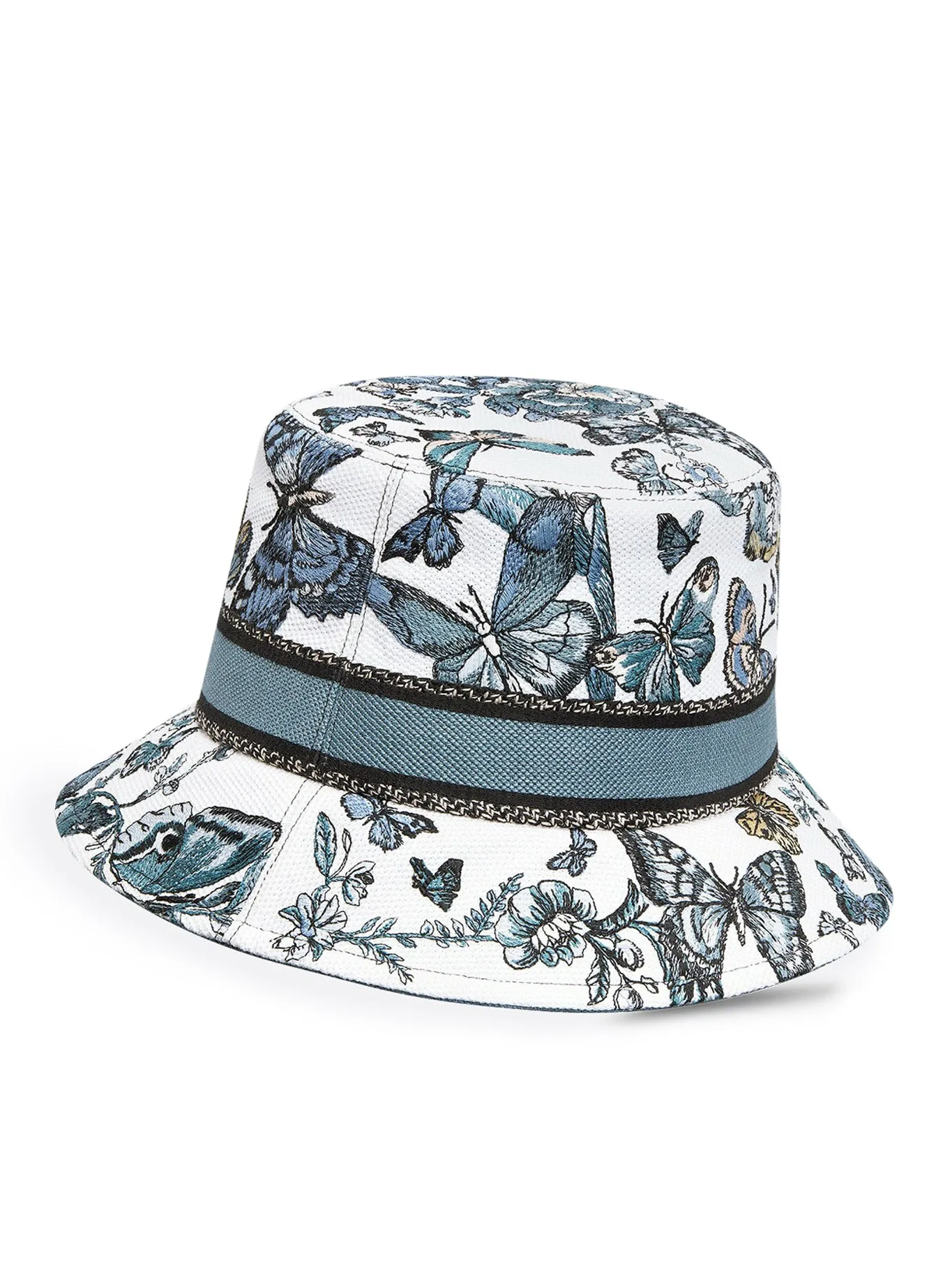 D-BOBBY TOILE DE JOUY MEXICO FISHERMAN HAT WITH NARROW BRIM