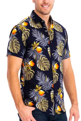 Digital Print Hawaiian Short Sleeve Shirt