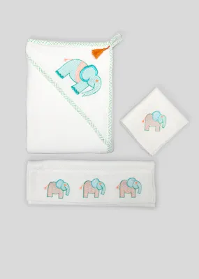 Elephant Baby Towel Set