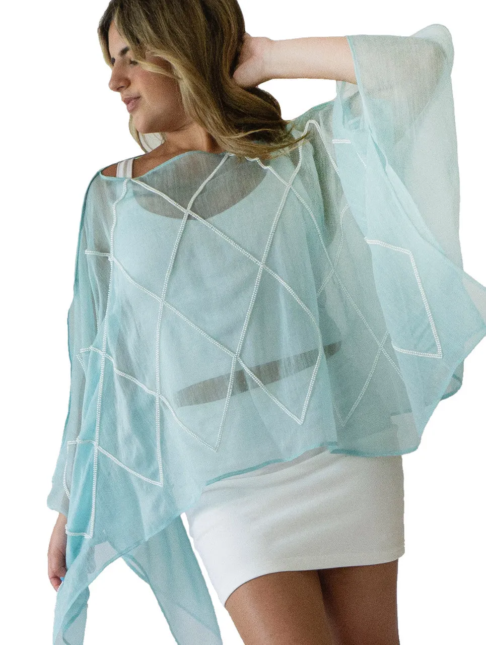 Empress Sky Poncho - (2 colors)