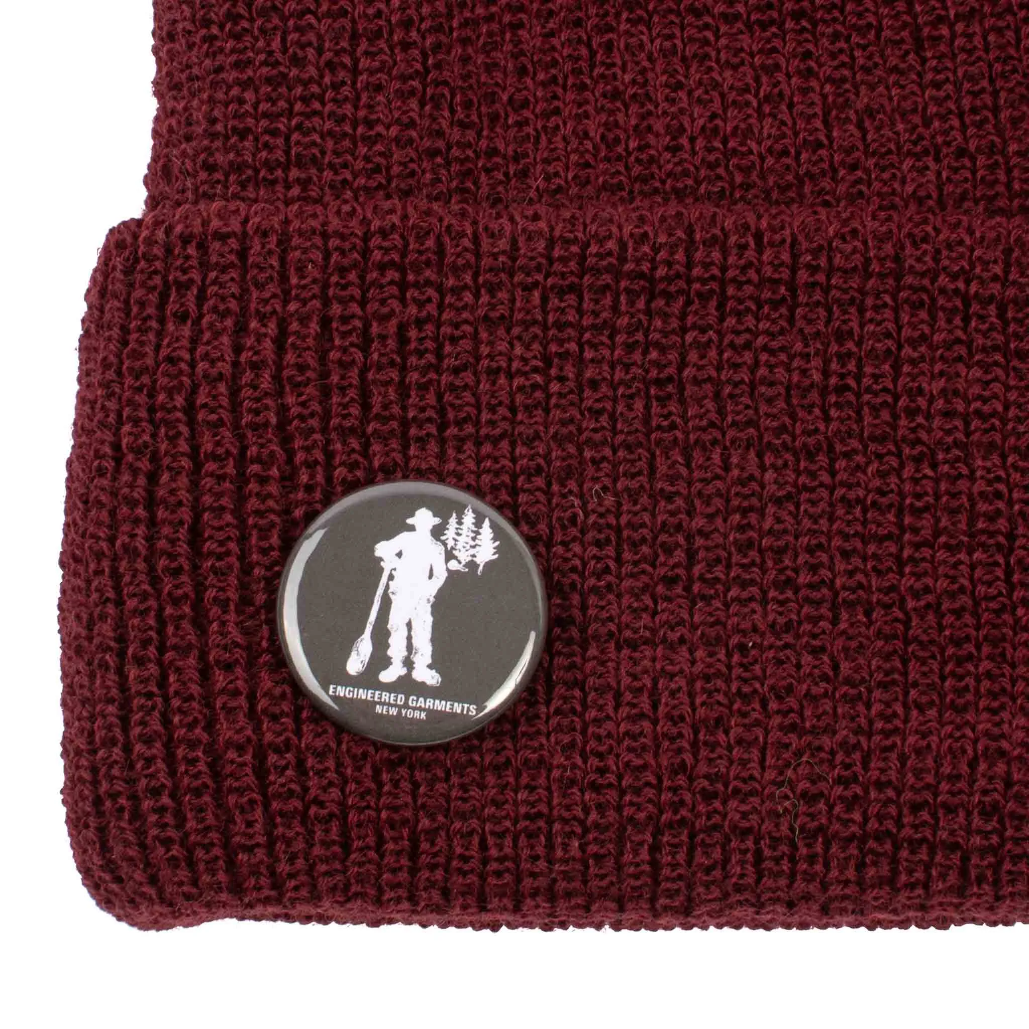 Engineered Garments Wool Watch Cap Burgundy