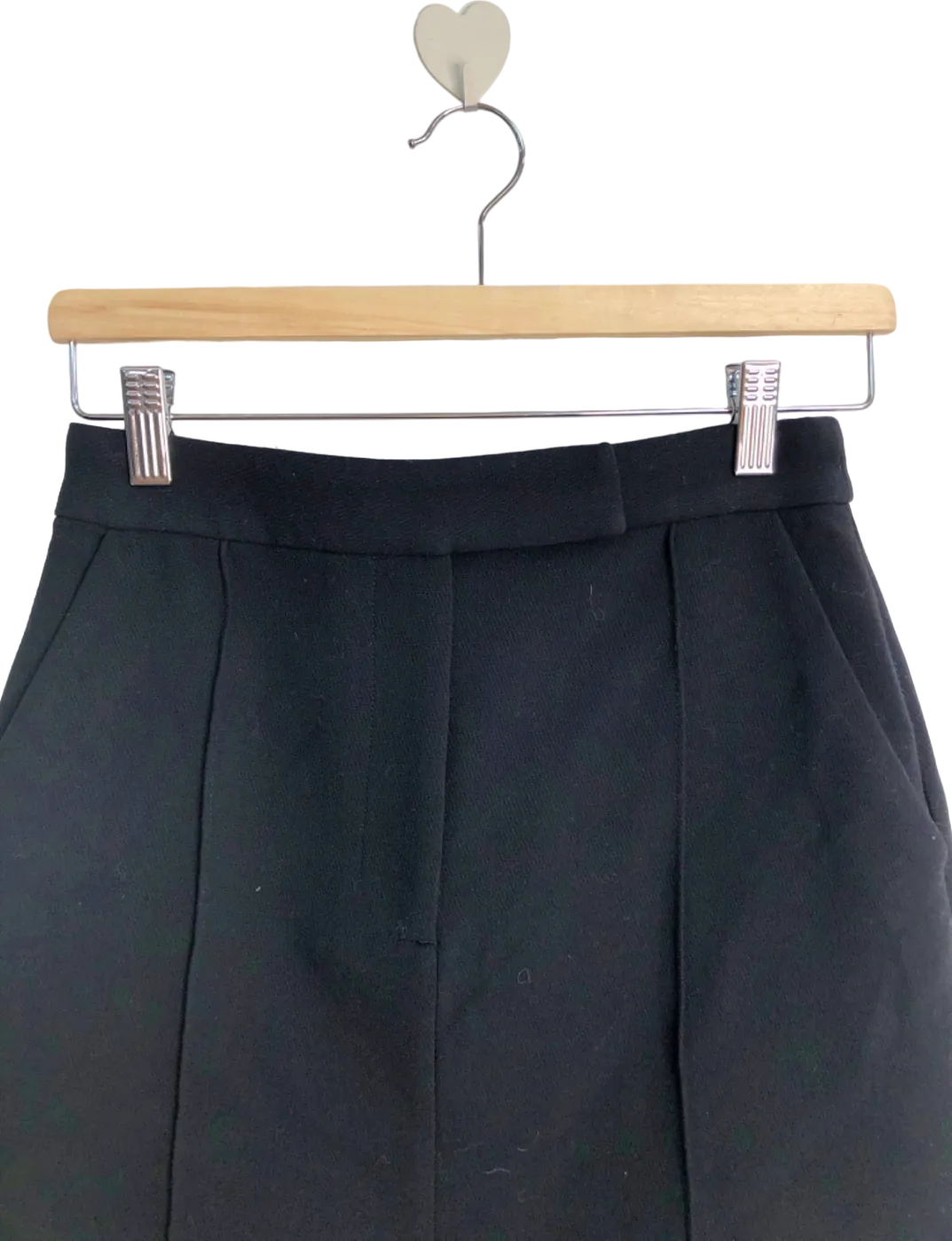 Forever New Black Tabitha Mini Skirt UK Size 6