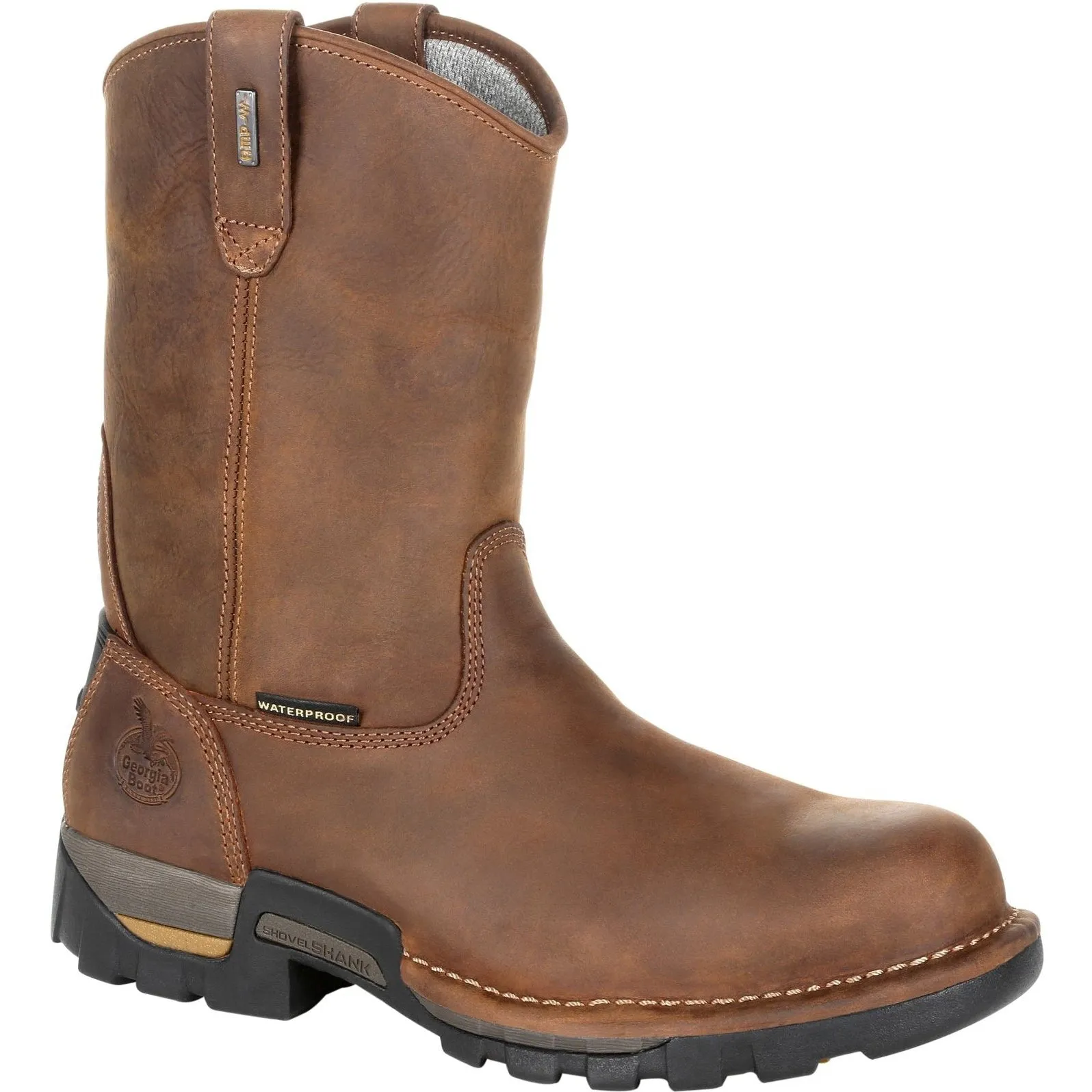 Georgia Men's Eagle One 10" Soft Toe WP Work Boot - Brown - GB00314