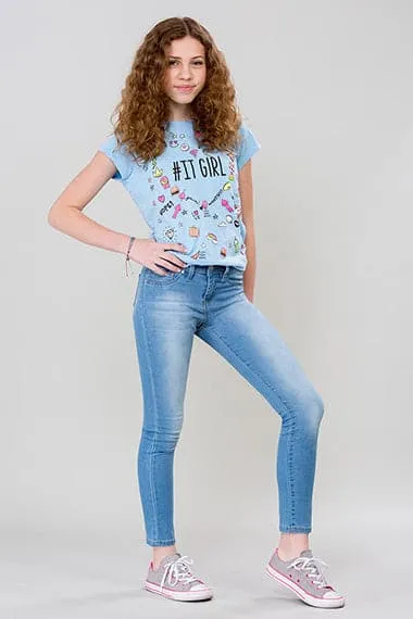 Girls Essential Denim Skinny Jeans