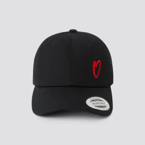 Glitterbox Red Heart Embroidered Cap