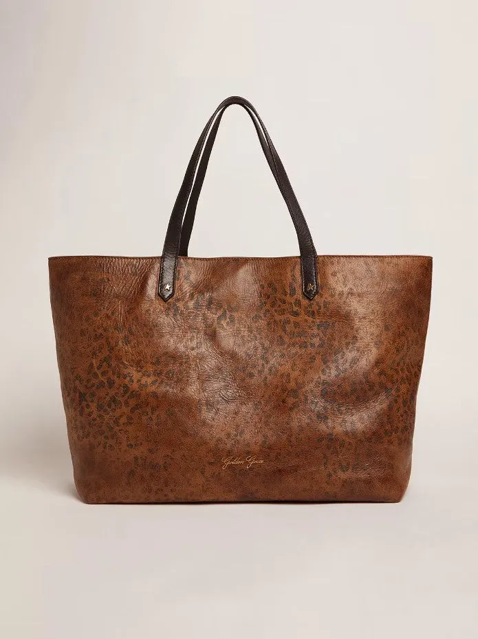 GOLDEN GOOSE Pasadena Bag with leopard print