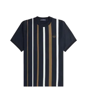 Gradient Stripe T-Shirt - Navy