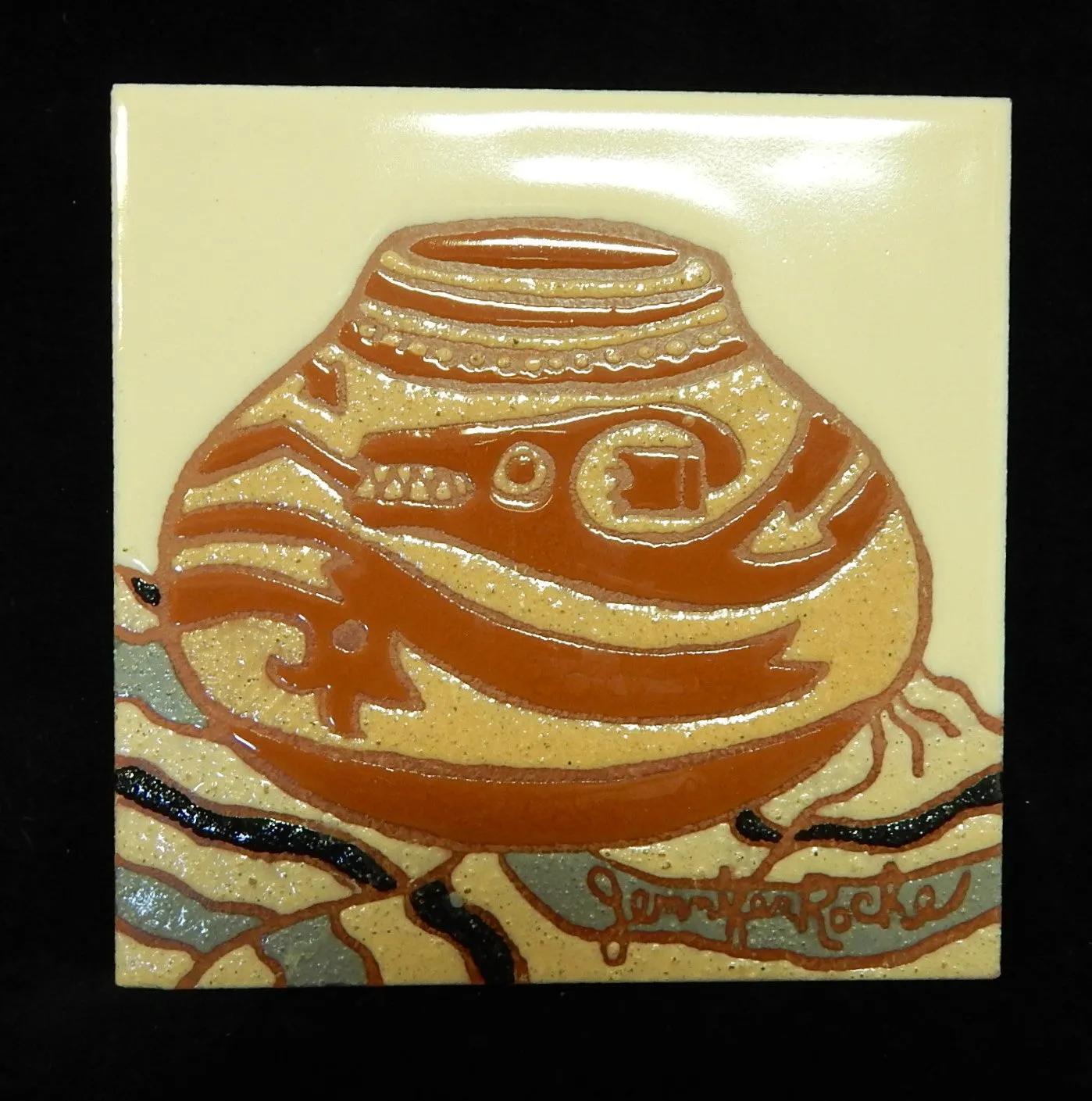 Jennifer Rocke SW Mimbres Pot Tile