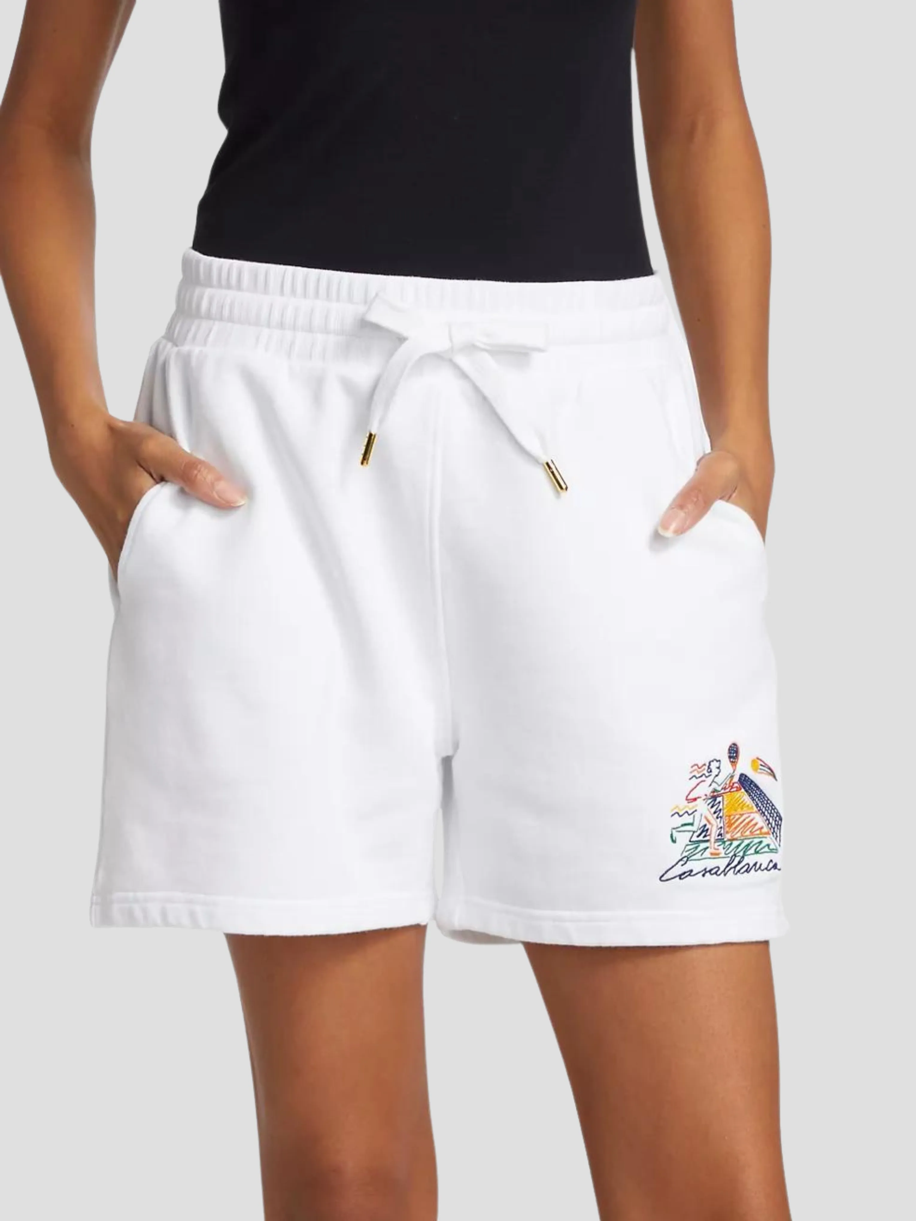 Jeu De Crayon Embroidered Sweatshort