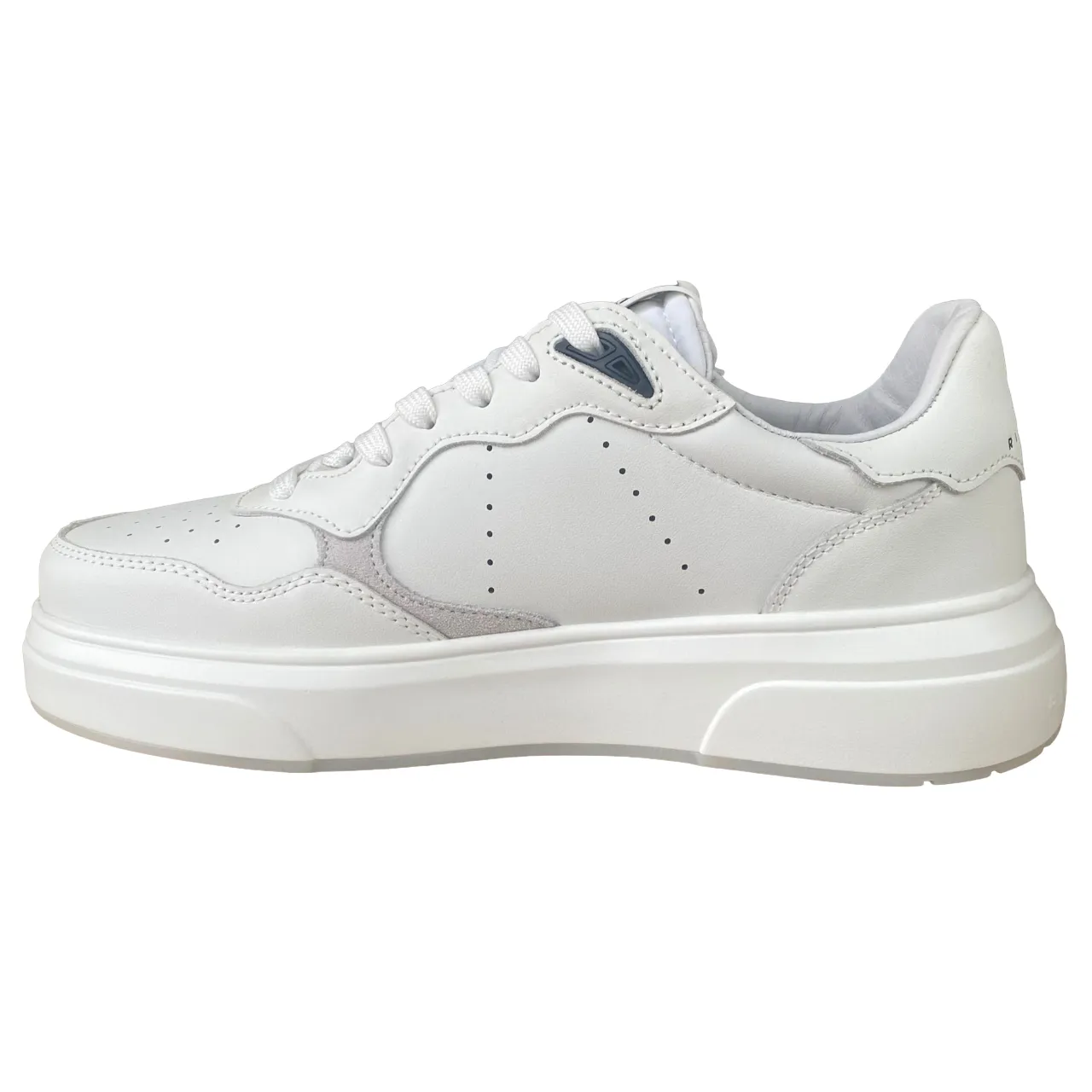 John Richmond men's leather sneakers shoe 22200/CP A white