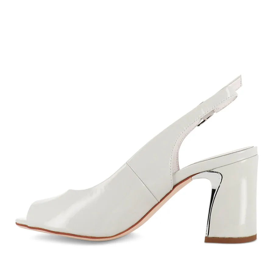 KIANNA - OFF WHITE PATENT LEATHER