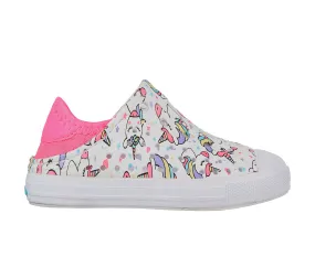 Kids Skechers Foamies Summer Shoes Pink Unicorn 308060L SALE