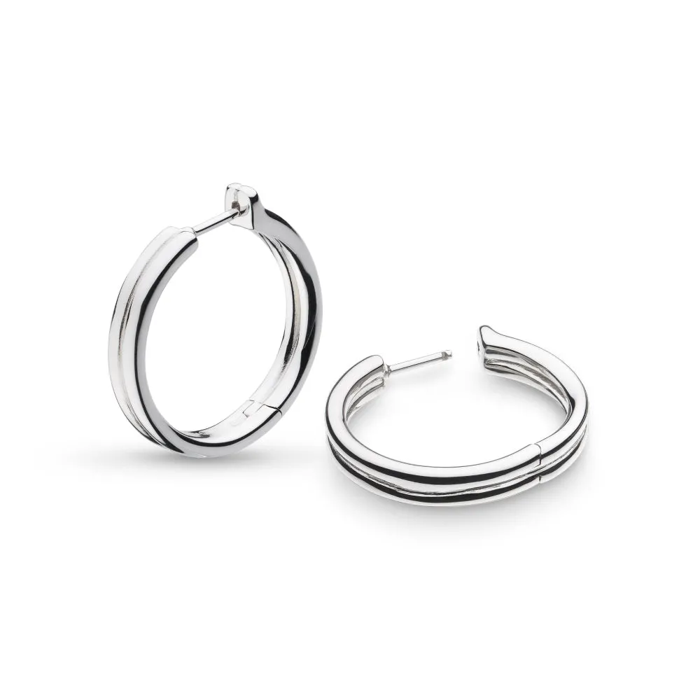 Kit Heath Bevel Unity Maxi Hoop Earrings