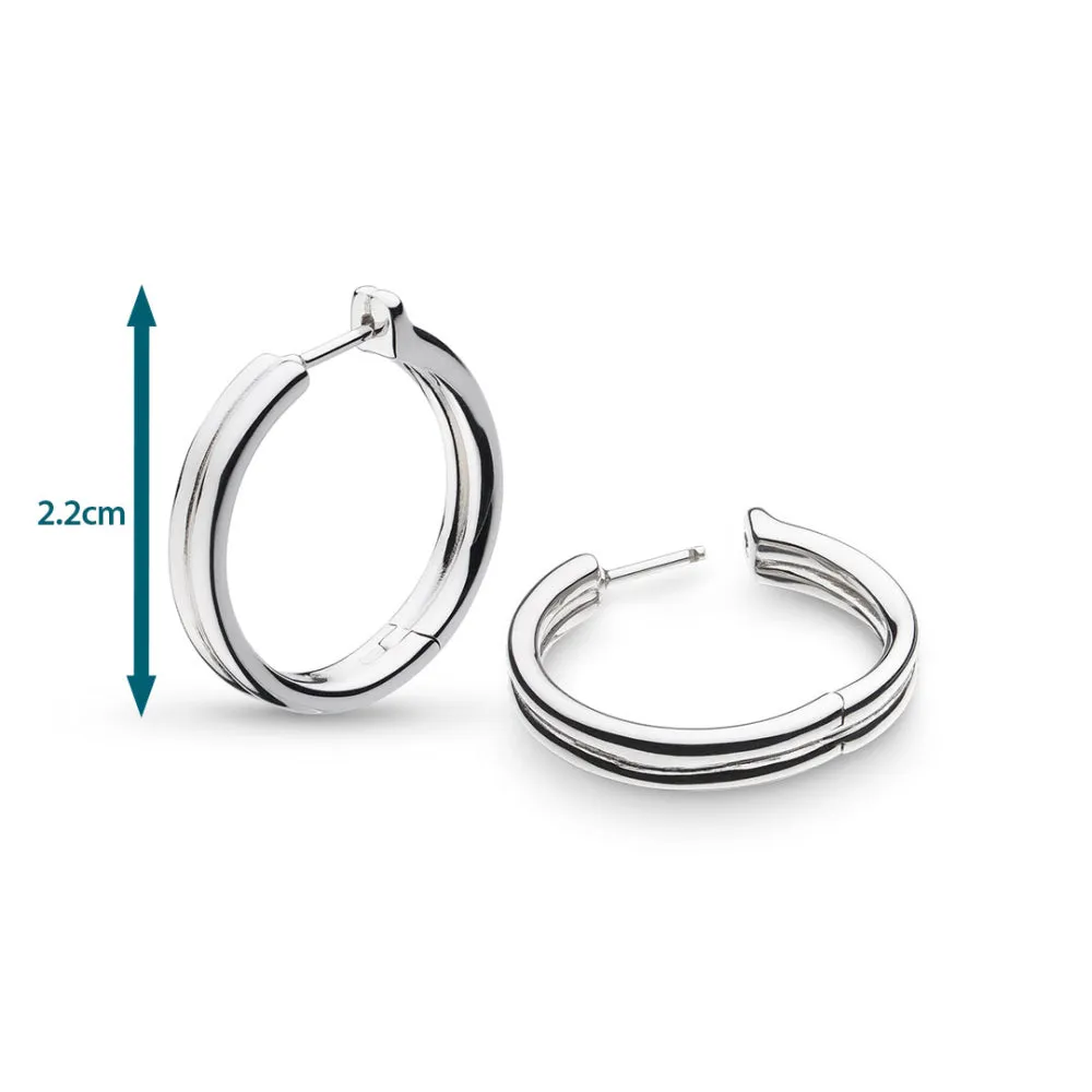 Kit Heath Bevel Unity Maxi Hoop Earrings