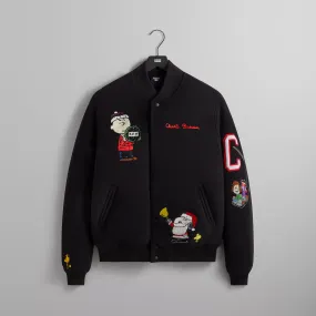 Kith for Peanuts Varsity Jacket - Black