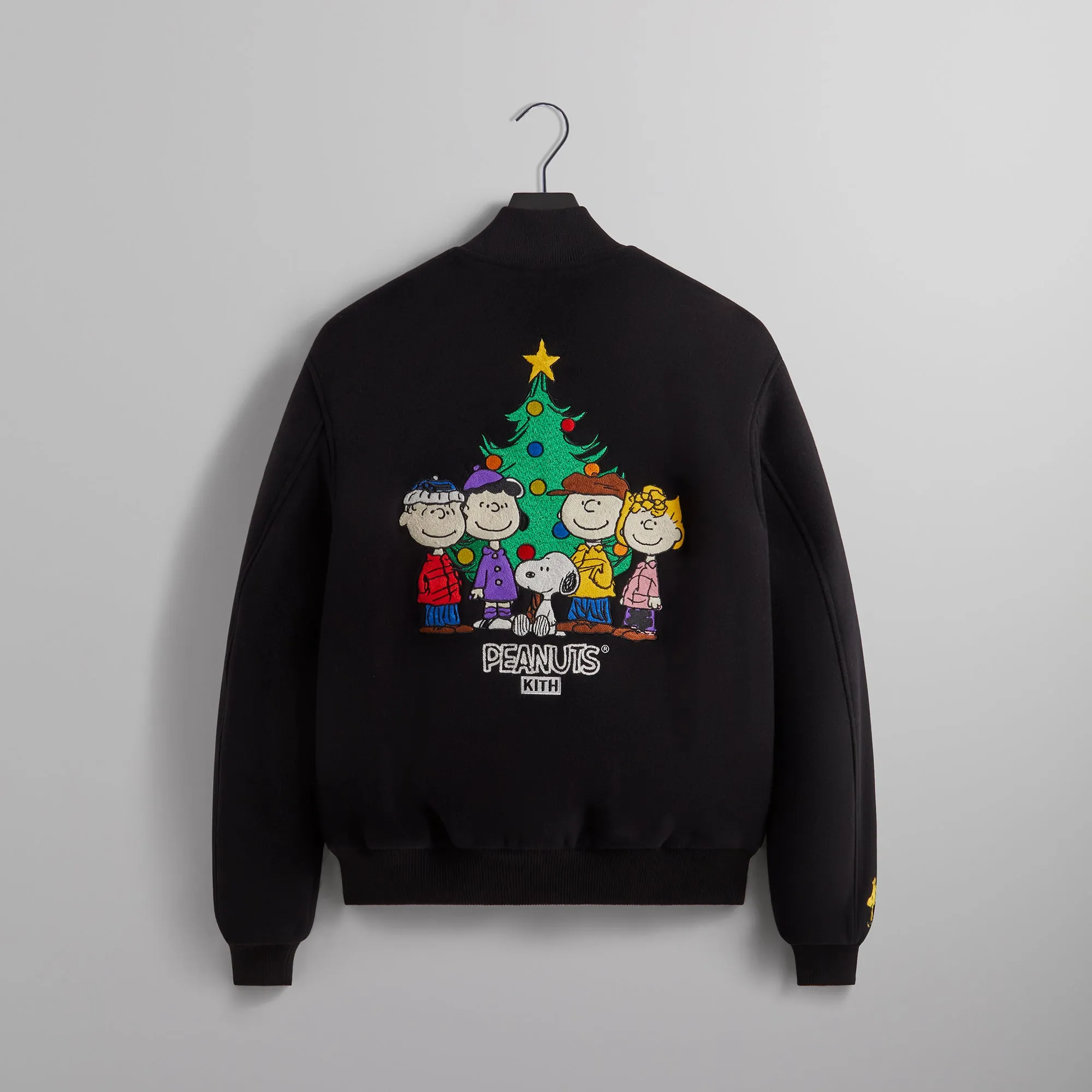 Kith for Peanuts Varsity Jacket - Black