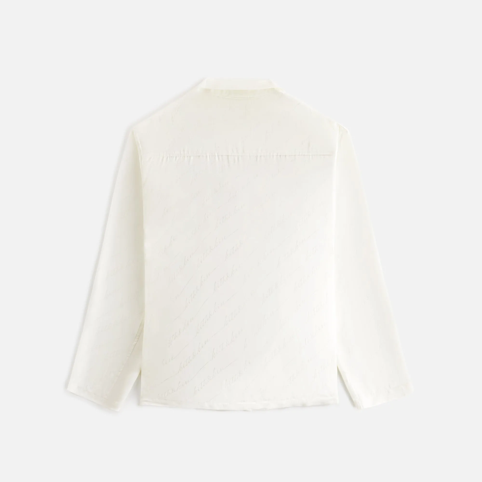 Kith Women Amalia Autograph Monogram Silk Blouse - Nano