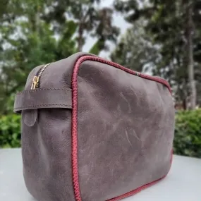 Leather Toiletry Bag