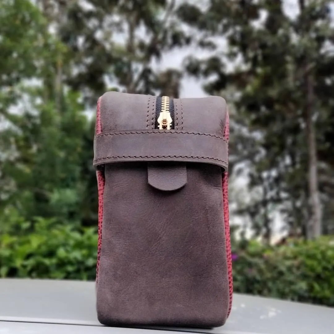 Leather Toiletry Bag